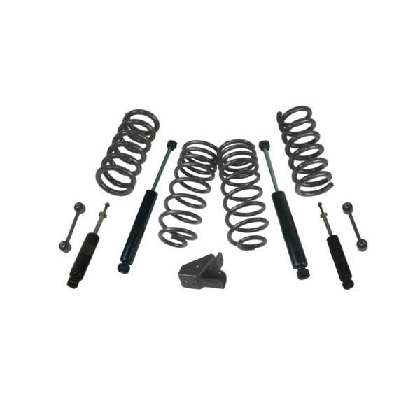 Maxtrac Suspension 2/4 LOWERING KIT W- MAXTRAC SHOCKS 2009-18 RAM 1500 2WD V-8 2 DOOR ONLY K332924-6